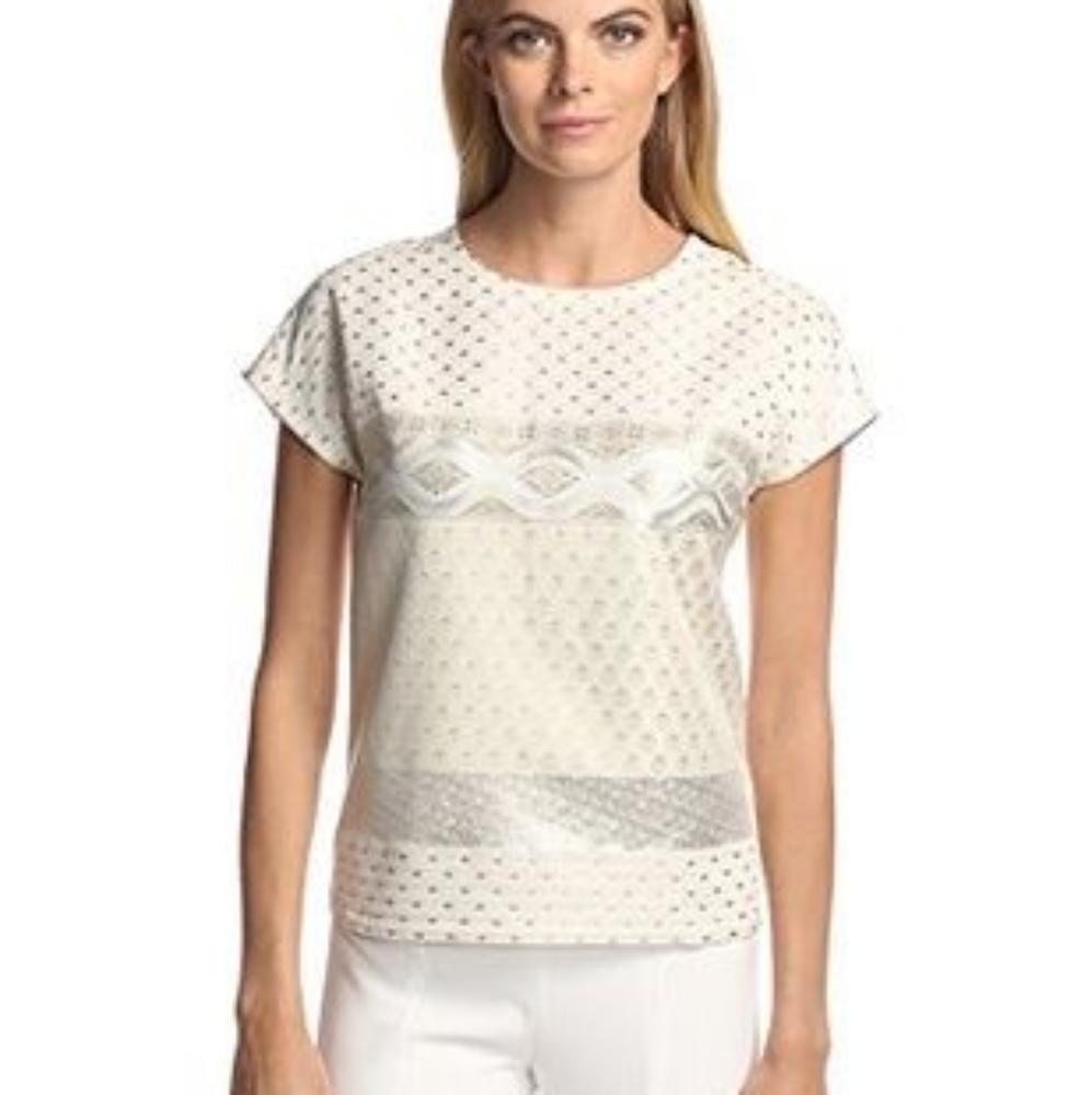Marchesa Voyage - Gold & Silver Blouse